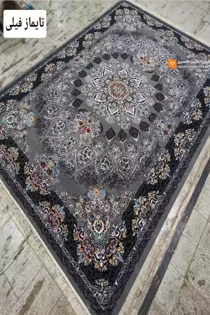 فرش تایماز 440 شانه نگین کسری کاشان